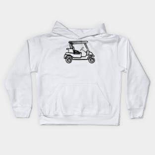 Golf - Golf car Kids Hoodie